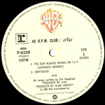 45 R.P.M. Club EP - 1st Pressing - click to enlarge