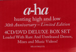 Hunting High and Low 30th Anniversary - Limited Edition disc insert