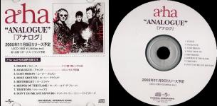 Analogue - Japanese album sampler