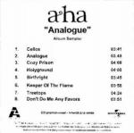 Analogue France - album sampler