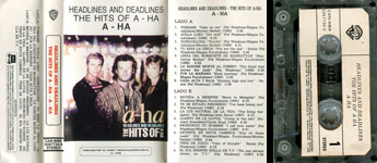 Headlines And Deadlines The Hits of a-ha Peru cassette