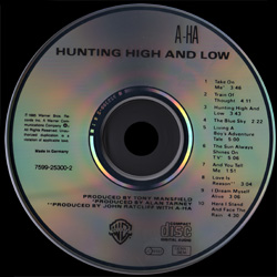Hunting High And Low UK CD