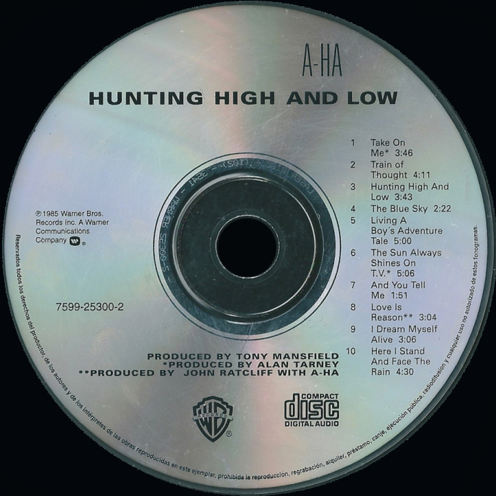 Doble Dois - Hunting High And Low / Scoundrel Days Chile Disc 1 - click to enlarge
