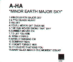 Minor Earth | Major Sky promo sleeve