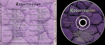 Resurrection Volumes 7-8-9 back sleeve and disc