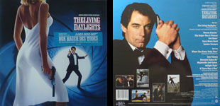The Living Daylights Original Motion Picture Soundtrack German LP(front and back)