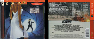 The Living Daylights Original MGM Soundtrack US Deluxe (front and back with obi)