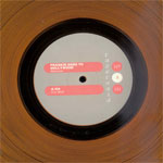 Orange vinyl edition Razormaid disc label