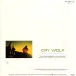 Cry Wolf German 7" (reverse of sleeve)
