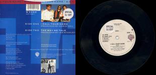 I Call Your Name UK 7" promo with special DJ edit sticker
