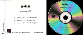 WEA 2002 interview disc