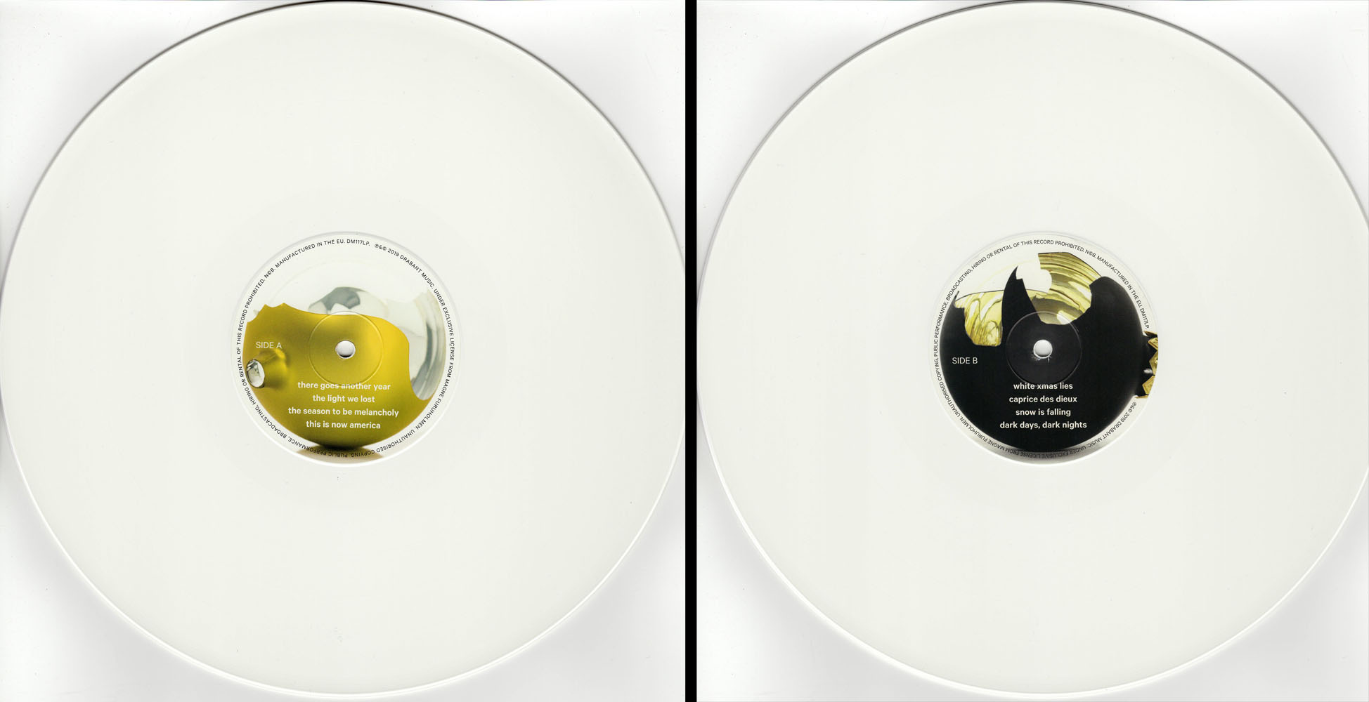 White Xmas Lies LP discs 1