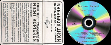 Letter From Egypt German promotional acetate disc and seal (back / front)