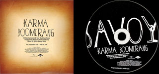 Karma Boomerang (back sleeve and disc)