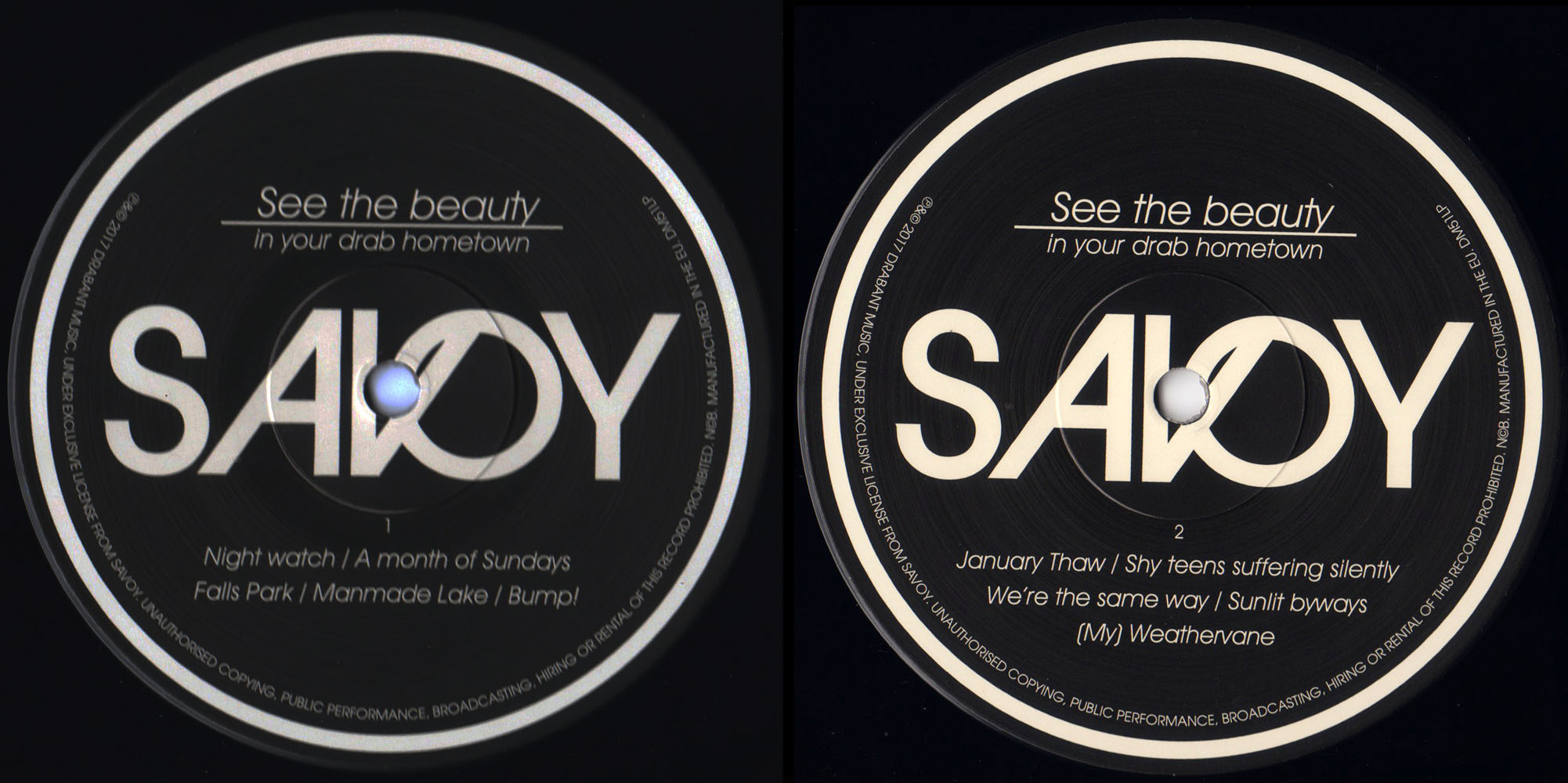 See The Beauty In Your Drab record labels