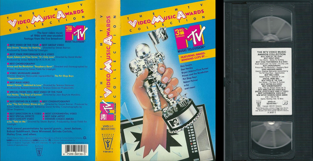 MTV Video music awards VHS 9 38030-3